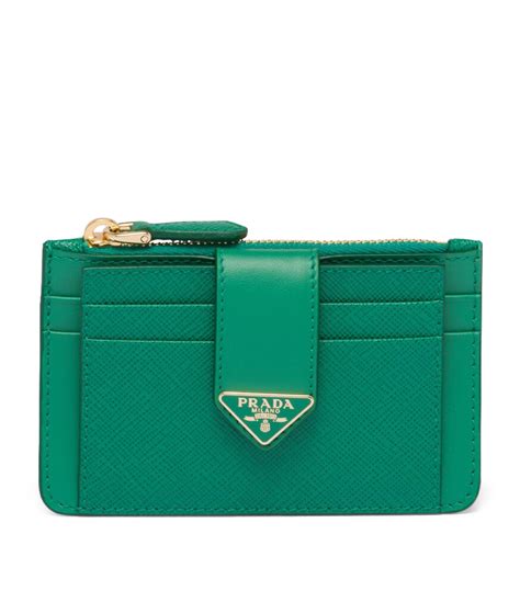 prada green card holder|prada card holder women.